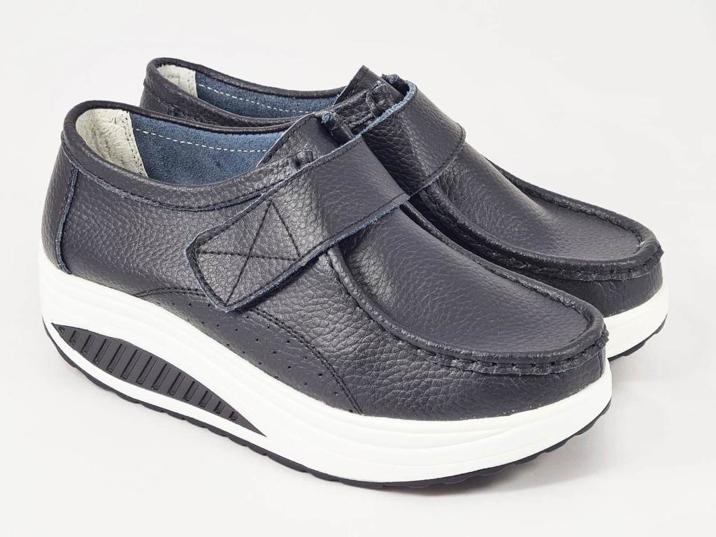 Pantofi dama piele negri Victoria biashoes.ro imagine reduceri